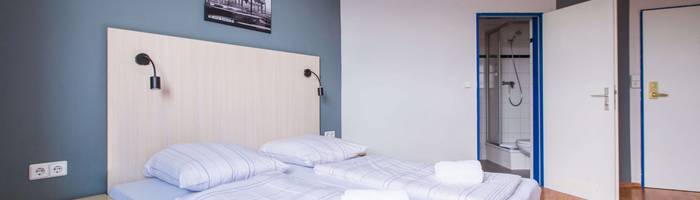 Bild von Doppelzimmer mit zwei Einzelbetten