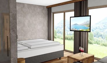 Bild von Superior Double Room, Balcony, Mountain View-1 Queen Bed Free WiFi Free self parking Free breakfast