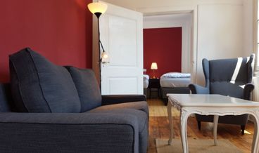 Bild von Basic-Vierbettzimmer, 2 Schlafzimmer, barrierefrei, Flussblick