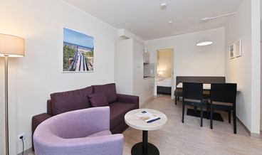 Bild von Double Room Premium 22m², balcony or terrace-1 King Bed Breakfast buffet Free WiFi