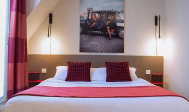 Bild von Doppelzimmer mit Doppelbett