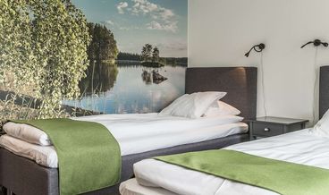 Bild von Standardzimmer, 2 Einzelbetten, barrierefrei, Kühlschrank