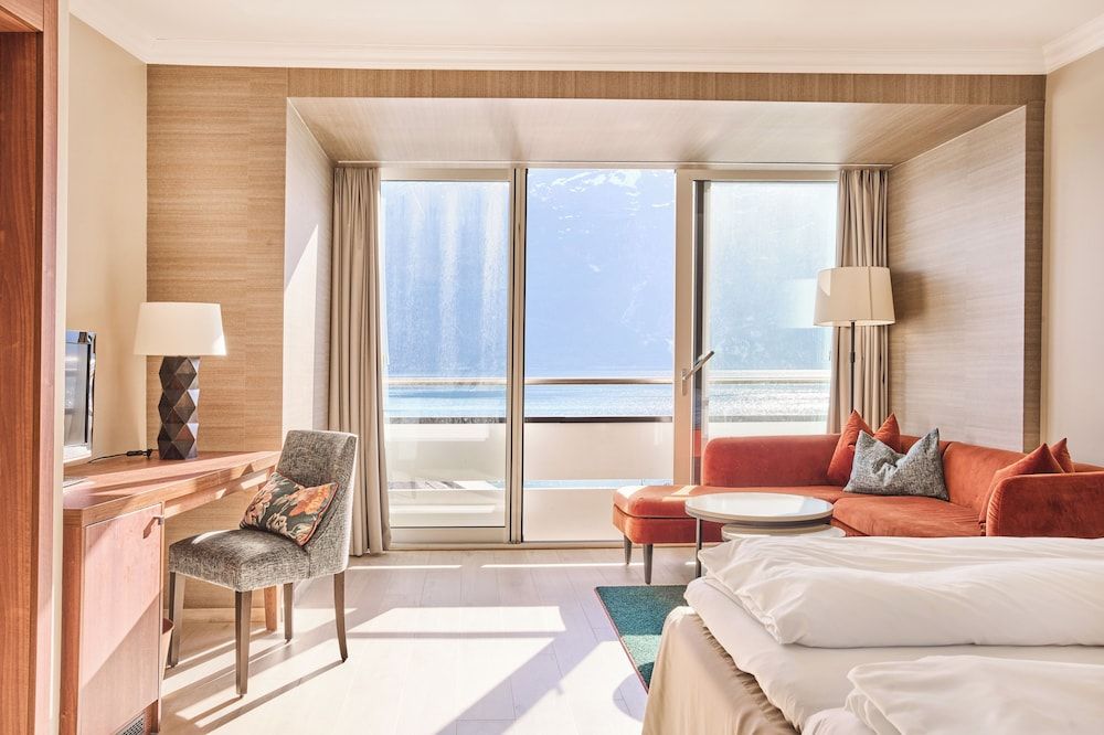 Bild von Deluxe-Zweibettzimmer mit Fjordblick
