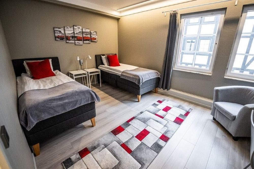 Bild von Zweibettzimmer, Blick auf den Innenhof