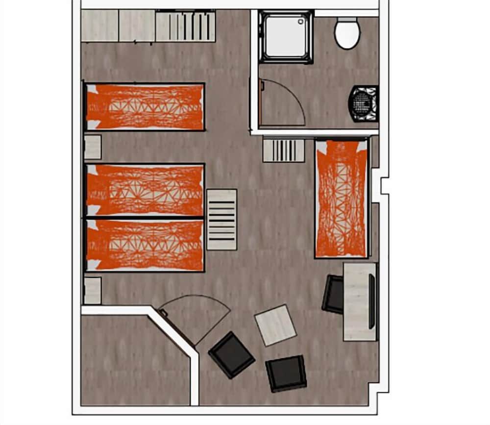 Bild von Superior-Vierbettzimmer